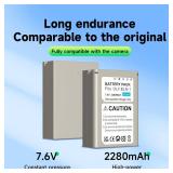 Palogreen BLN-1 Replacement Battery 2280mAh 2 Pack and LCD Dual USB Charger for Olympus OM-D E-M1, OM-D E-M5, Pen-F, Pen E-P5, HLD-6 Digital Camera