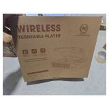 Vinyl Record Player Turntable with Built-in Bluetooth Receiver & 2 Stereo Speakers, 3 Speed 3 Size Portable Retro Record Player for Entertainment and Home Decoration