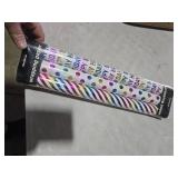 WRAPAHOLIC Birthday Wrapping Paper Roll - Mini Roll - 3 Rolls - 17 inch x 120 inch Per roll - Colorful Foil Birthday Design for Party, Holiday, Baby Shower