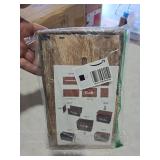 TelKeen Rustic Wedding Card Box for Reception, Wooden Card Box with Slot for Wedding Decor Party, Birthday, Bridal Shower, Baby Shower and Graduation Party