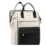 LOVEVOOK Laptop Backpack for Women, 17 Inch Work Teacher Nurse Bag with Laptop Compartment, Large Capacity Business Computer Backpack Purse with USB Port, Stylish Casual Daypack for Travel