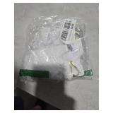 Fanuerg Women Underwire Triangle Bikini Spaghetti Strap Push Up Swimsuit Cheeky Two Piece Bathing Suit White S