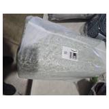 Kitinjoy Indoor Outdoor Door Mat, 36x24 Non-Slip Absorbent Dirt Trapper, Low-Profile Washable Inside Entrance Front Floor Mat, Sturdy Soft Entry Doormats for Entryway, Green