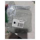 PONY DANCE Sega Green Blackout Curtain for French Door - Thermal Insulated Window Shade with Tieback, Privacy Panel for Sidelight or Front Door, W25 x L50 Inches, 1 Panel