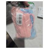 Blue and Pink Only 2 Pair2 in 1 Girls Flowy Athletic Shorts for Running Youth/Toddler Butterfly Shorts with Pocket for Gym Athletic Workout Medium