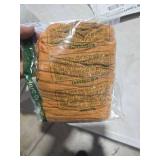 Nimsruc Women Summer Tank Dresses Sleeveless Crew Neck Casual Bodycon Mini Dress with Ruffle Hem Orange XXL