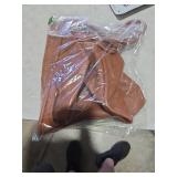 KKXIU Tote Bag for Women Vegan Leather Shoulder Purse Large Capacity Travel Bag - Brown