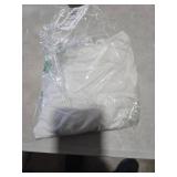 Saloogoe Tops for Women Square Neck Flowy Tank Tops Loose Fit Business Casual Outfits Travel Resort Wear 2025 White L