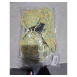 ZAFUL Women High Cut Bikini Sets String Sexy Swimsuit Two Piece Underwire Bathing Suit Brazilian Cheeky Cut Out Cute Swimwear Yellow M