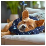ComSaf Soft, Protective Adjustable Cat Cone Collar to Stop Licking After Surgery, Comfortable Lightweight Elizabethan Collar for Large Cat and Small Dog, Dog Recovery Collar Prevents Licking Wounds