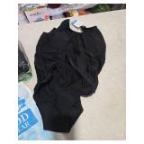 feitycom Period Swimwear - Menstrual Swimsuit - One Piece Leakproof Period Bathing Suit for Teens Girls and Women L