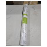 Drawer and Shelf Liner, Non-Slip Kitchen Cabinet Liners Non-Adhesive Thick Strong Grip Waterproof Washable Mats Protect Dresser Shelves Cupboard Bathroom Cabinets, White Marble, 24 in X 20 FT