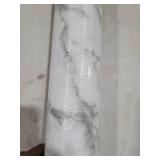 Drawer and Shelf Liner, Non-Slip Kitchen Cabinet Liners Non-Adhesive Thick Strong Grip Waterproof Washable Mats Protect Dresser Shelves Cupboard Bathroom Cabinets, White Marble, 24 in X 20 FT