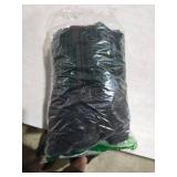 UOUA 2 Piece Short Sets for Men Summer Beach Outfits Stripe Texture Button Down Shirts & Shorts Casual Vacation Set Black XL