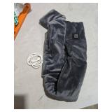 Neck Heating Pad Cordless, Rechargeable Heated Scarf with 5000mAh Power Bank, Portable Neck Warmer with 3 Heating Levels, Heating Pad for Neck Pain Relief and Stiffness, Christmas Gift, Grey