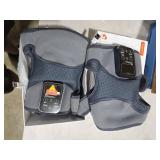 IKEEPFIT Cordless Knee Massager with Heat Vibration for Pain Relief, MAXwarm 4.0[2025 Upgraded] - Electric Heated Knee Brace with 5 Heat Levels and 3 Massage Mode, Gifts for Men Women (Grey, Pair)