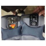 IKEEPFIT Cordless Knee Massager with Heat Vibration for Pain Relief, MAXwarm 4.0[2025 Upgraded] - Electric Heated Knee Brace with 5 Heat Levels and 3 Massage Mode, Gifts for Men Women (Grey, Pair)