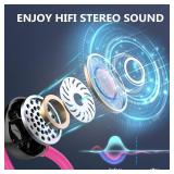 Wireless Earbuds Bluetooth 5.4 Headphones Sport, 2025 Bluetooth Earbuds with Earhooks, 48H Stereo Over Ear Buds, Earphone with 4 ENC Noise Canceling Mic, IP7 Waterproof Headset for Running/Gym/Workout