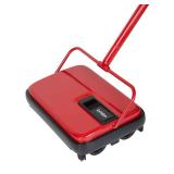 Eyliden Carpet Sweeper, Mini Size Lightweight Hand Push - No Noise, Non-Electric, Easy Manual Sweeping Only for Carpet Cleaning (Red)