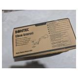 BONTEC Adjustable Arm Rest for Desk, Ergonomic Elbow Rest Pad, 360° Rotating & Extendable Desk Arm Support, Durable Aluminum, Keyboard & Computer Arm Rest Pad, Office & Gaming Desk Access