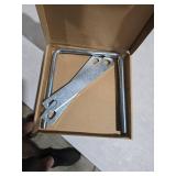 2 Pcs 6 Inch Wide Square U-Bolt, 1/2\" x 6\" x 7-1/8\", Electro-Galvanized Steel