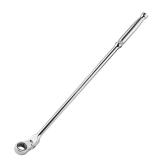 DURATECH Extra Long Flex Head Ratchet Wrench, 144-P, Double-Stacked Pawls, CR-V Steel, Only Compatible 3/8\" Drive Low Profile Impact Sockets