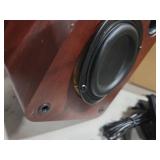 Saiyin Bluetooth Bookshelf Speakers, 40W X 2 Powered TV Speakers with 4 Inch Woofer, Turntable Speakers with Optical/AUX Input/Subwoofer Line Out for PC and TVs