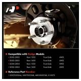 A-Premium Front Wheel Bearing and Hub Assembly Compatible with Dodge Ram 1500 2002 2003 2004 2005, with ABS and 5-Lug & 4WD Only