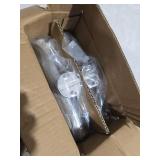 FUTURUP 2PCS Stainless Tournament Style Clamp on Fishing Rod Holder for Rails 7/8\" to 1\", Rail Mount Rod Holder