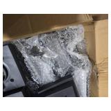 APONUO Solar Post Cap Lights, Warm Light& Flickering Flame Fence Post Lights for 3.5x3.5 4x4 Wooden/Vinyl Posts, Waterproof Deck Posts Light Solar Powered for Garden/Patio/Porch, Black 12 Packs