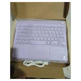 GreenLaw Keyboard Case for iPad Air 11-inch (M3 2025 / M2 2024) & Air 4th/5th Gen & iPad Pro 11 inch (1st/2nd/3rd/4th Gen), Smart Touchpad, 7-Color Backlit, Stain Resistant Cover, Light Purple