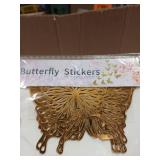 Pull Flower Ribbons 6pk and Butterfly Stickers 2pks