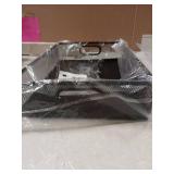 RHONZHAO Metal Mesh Desk Organizer Tray, A4 Large Office Storage Box Set, 12.6X 9.1 x 2.8Inches