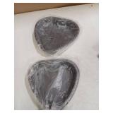 Yomvzake Heart Cake Pan Set of 2, 8 Inch and 9 Inch Heart Shaped Baking Pan Cookie Pan for Valentine
