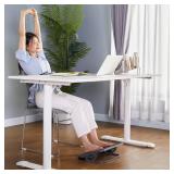 EUREKA ERGONOMIC Tilt Adjustable Footrest, Foot Rest for Under Desk at Work with Massage Surface, Office Foot Rest Under Desk with 20 Degree Tilt No Locking, Metal Frame