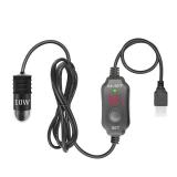 YOFOTHS Adjustable Mini Aquarium Heater 0.5/1/2/3 Gallon Submersible Small Fish Tank Heater 10W/20W/30W Digital Display Thermostat External Temperature Controller