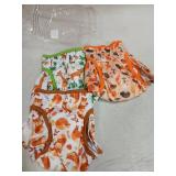 wegreeco Washable Dog Diapers (3 Pack), Highly Absorbent Dog Diapers for Female Dogs in Heat, Incontinence, or Excitable Urination (Awakened Lively Forest, Medium)