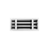 BUILDMART - 16x6 White Modern AC Vent Cover - Decorative Air Vent - Standard Linear Slot Diffuser - Register Grille for Ceiling, Walls & Floors - Texas Buildmart