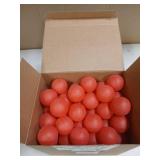 Hanaive 100 Pack Table Tennis Balls Multi Colored 40mm Plastic Balls Bulk Washable Small Game for Carnival Pool Games, Party Decoration Pet Toy(Red)