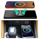 AutoQi Car Wireless Charger Phone Qi Charging Station Pad Mat fits for Nissan Sentra 2020-2024 Accessories