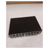 Linkstyle 3 in 1 Out Component AV Video Switch Box 1080P, 3 Way Composite 3 RCA AV Splitter RGB Selector Video Audio Switch Converter, for Xbox 360 Wii PS3 PS1 PS1 SNES DVD/VCD/STB/TV/HDTV