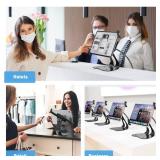 AboveTEK Anti-Theft iPad Kiosk Stand, 360° Swivel POS Tablet Mount with Security Cable & Key, Fits 7 13-inch iPad & Samsung Galaxy Tab, Perfect for Retail & Business