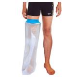 Asunby Cast Covers for Shower Leg Adult Waterproof full Leg Protector Shower Bandage Wound Showering for Broken Leg Knee Foot Ankle Wound Burns Care Supplies, After Surgery Gifts,Reusable