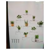 Yalikop Small Floating Shelves Acrylic 4in 10pk