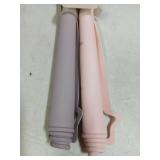 Moonkie Silicone Placemats for Baby & Kid, Stain-Proof Non-Slip Toddler Food Mats Eating Table Mat with 2 Packs(Ether/Sage