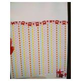 Colorful Heart Fringe Curtain 2pk 3.3 x 6.6ft