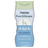 Coppertone Pure and Simple Sunscreen Lotion  SPF 50 Sunscreen Lotion  6 oz