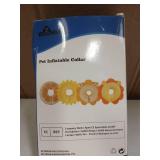 Inflatable Pet Cone Brown Lion Small