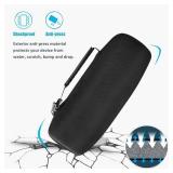 ProCase Carrying Case for JBL Charge 5 / Charge 4, Hard Travel Case Protective Bag for JBL Charge 5 Charge 4 Portable Waterproof Wireless Speaker, Fits USB Plug and Cable Black
