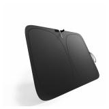 Windshield Sunshade for Tesla Model 3 Model Y, Tesla Front Window Sun Shade Cover 240T Thicken Polyester Heat&UV Protection Shield Visor